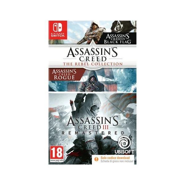 Videogioco ubisoft l00093 switch assassins creed the rebel collection