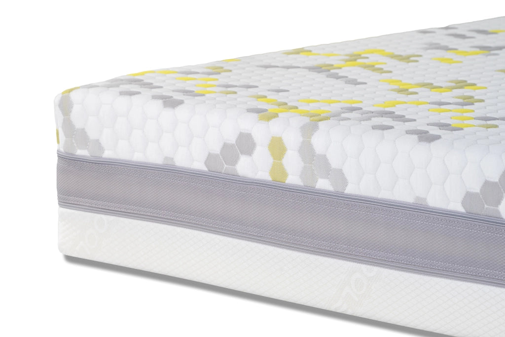 Materasso Piazza e Mezza in memory foam Wonder 6 Strati Celliant® e Cooler | Dispositivo Medico Detraibile 19% Misura: 140x190 Alla francese