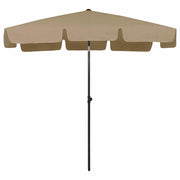 Ombrellone da Spiaggia-Ombrellone da mare Tortora 200x125 cm