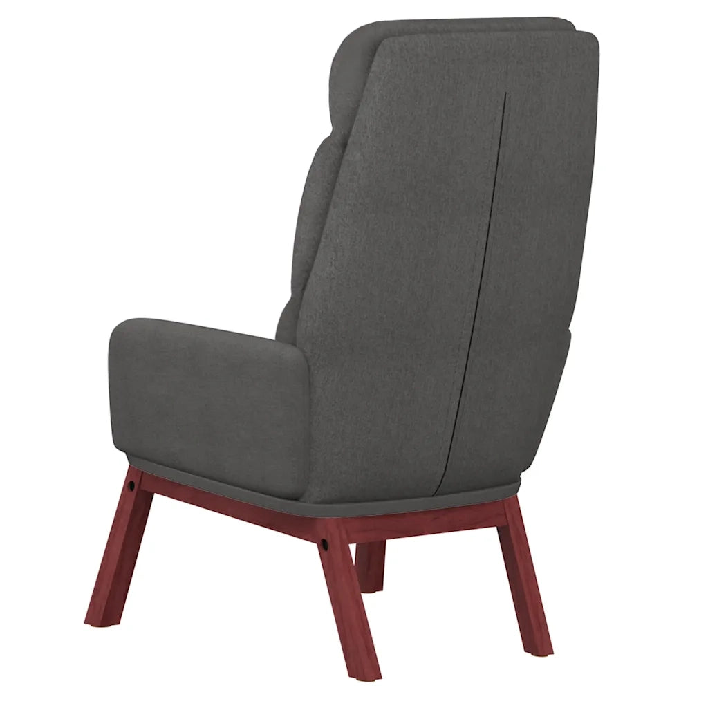 Poltrona Relax Grigio Scuro in Tessuto 341160