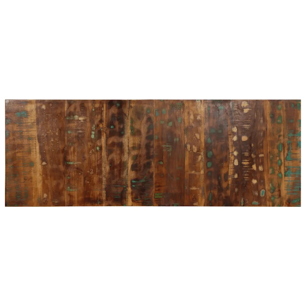 Testiera Multicolore 140 cm in Legno Massello Recupero