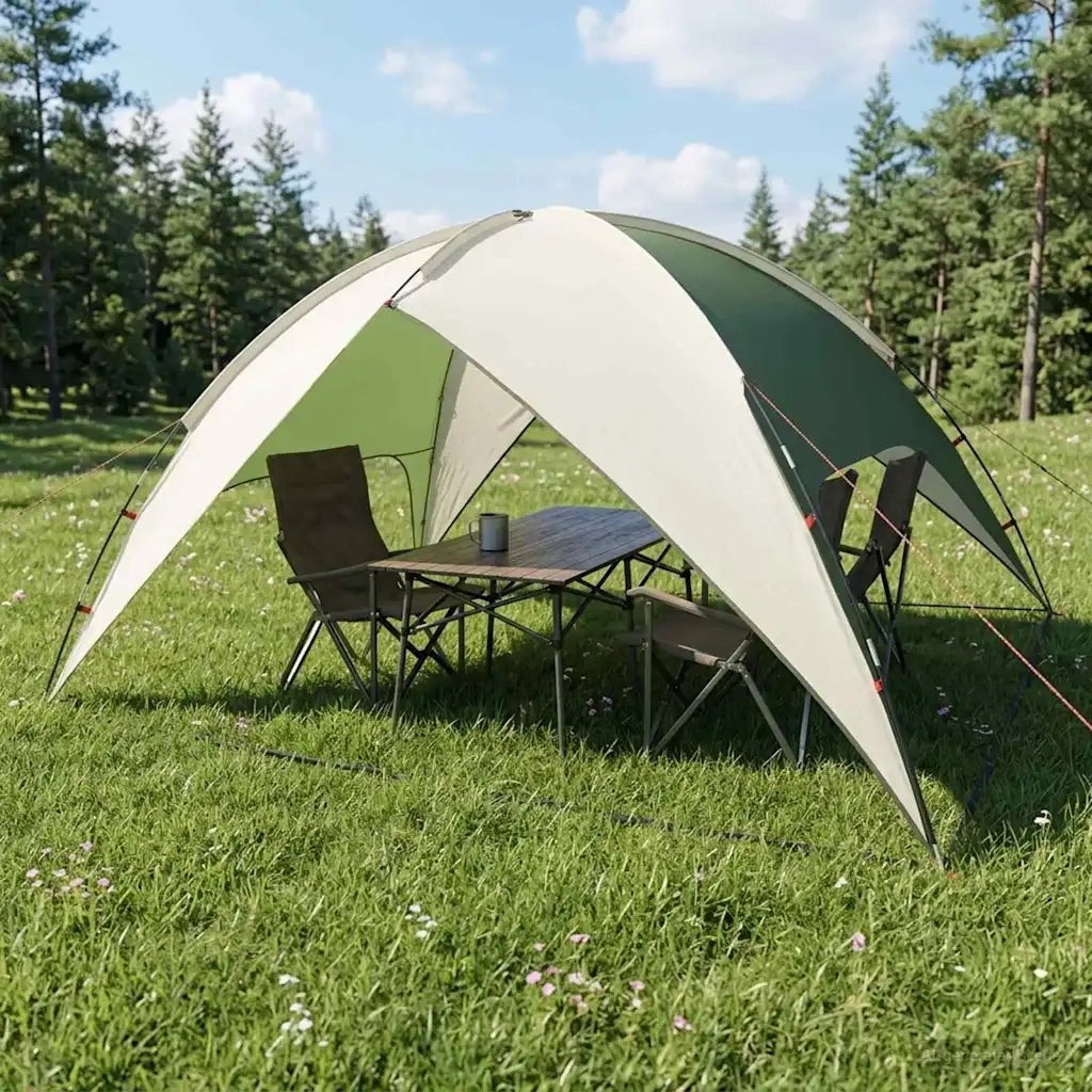 Tenda da campeggio con telo antipioggia impermeabile Verde 42028530