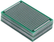 Pannello di prototipazione doppio lato 4x6 cm (10 pezzi) - Solderatura - Pannello a griglia - Fai da te