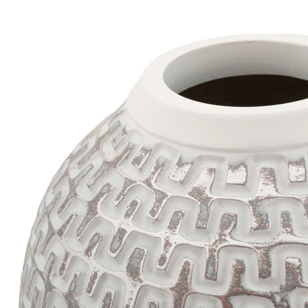 Banatano, Vaso Disegni con Linee Geometriche, Argento