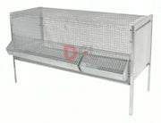 GABBIA PER POLLI VOLATILI LUXURY CM. 140x50xH80 PIEGHEVOLE ANTITOPO