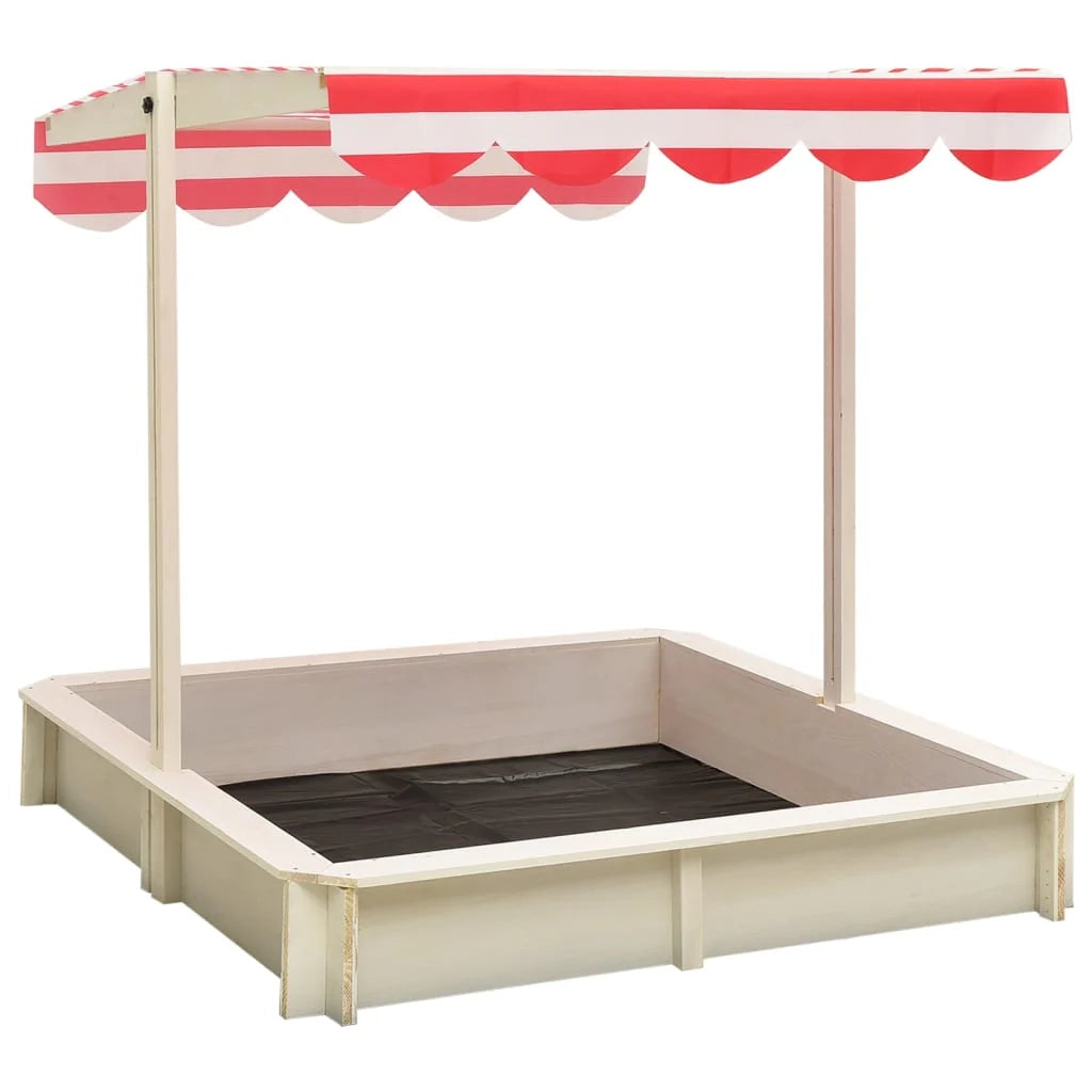 Sabbiera con tetto regolabile legno di abete bianco e rosso UV50 02_0005059