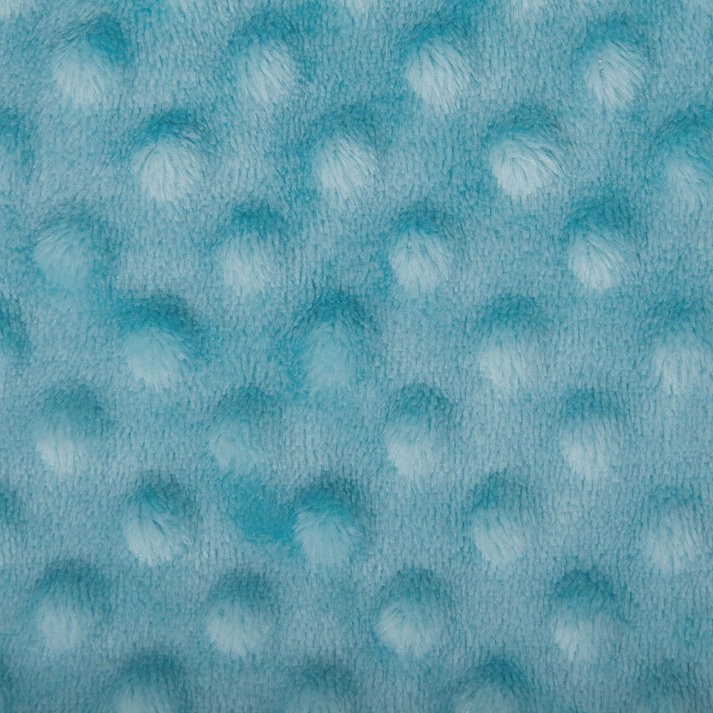 Coperta Plaid Azzurro 150 x 200 con nappe Texture Popcorn Morbido Copriletto