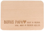 Tavolo da colazione personalizzato con stampa "Bonus Papa" - Regalo per nonno e padre per il Giorno del Padre