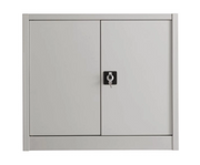 Sopralzo colore grigio per armadio ad ante battenti da ufficio operativo cm. 100x45x85h