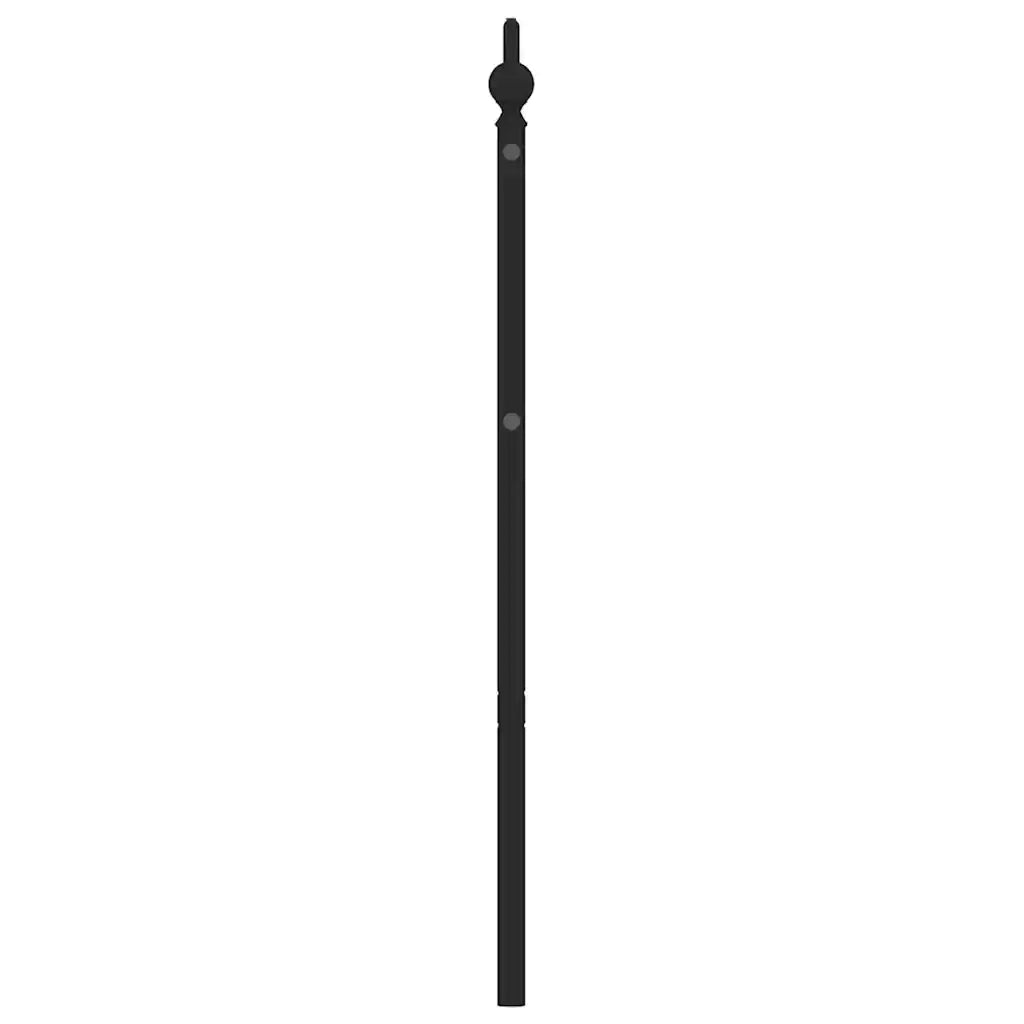 Testiera | Testata di Ricambio in Metallo Nero 193 cm