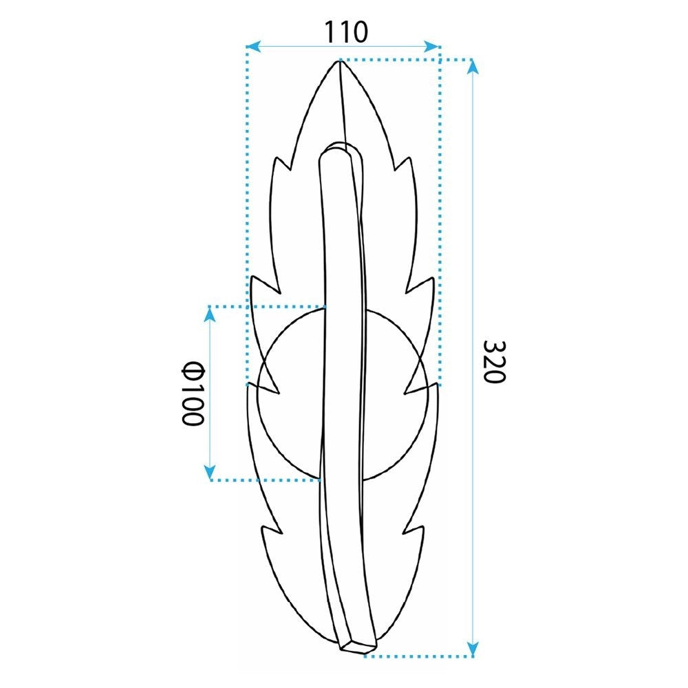 Applique Da Parete Led G182-w Gold