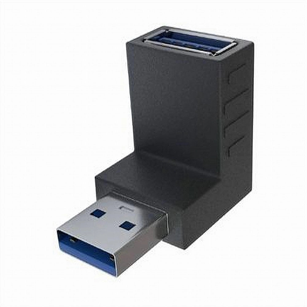 Trade Shop - Connettore Dati Adattatore Usb Maschio- Usb Femmina Ad Angolo 90° Prolunga C-057 -