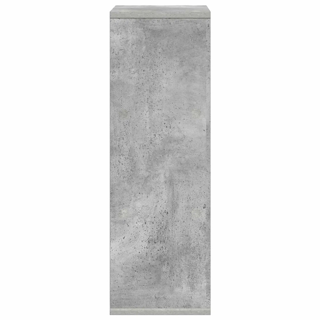Credenza con cassetto Grigio cemento 25,5 x 22 x 69,5 cm
