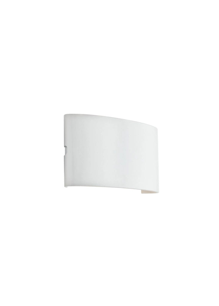 APPLIQUE BIEMISSIONE LED BEETLE BIANCA 6W 600LM CCT 3000K / 4000K IP54 17X8X4CM