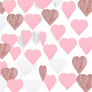 Decorazione a forma di cuore oscillante per festa di San Valentino e compleanni - 120 pezzi