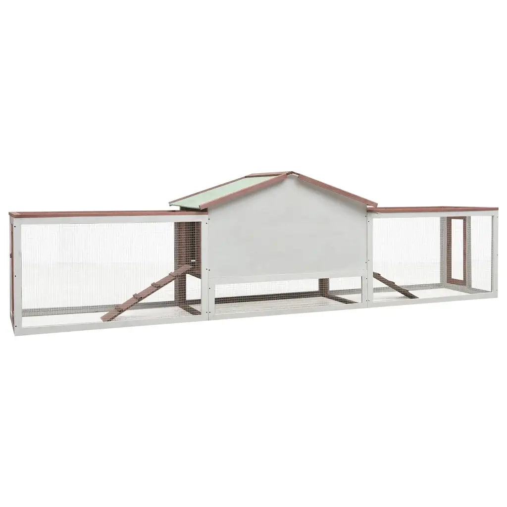 Conigliera Moca 310x70x87 cm in Legno Massello di Pino e Abete cod mxl 49146