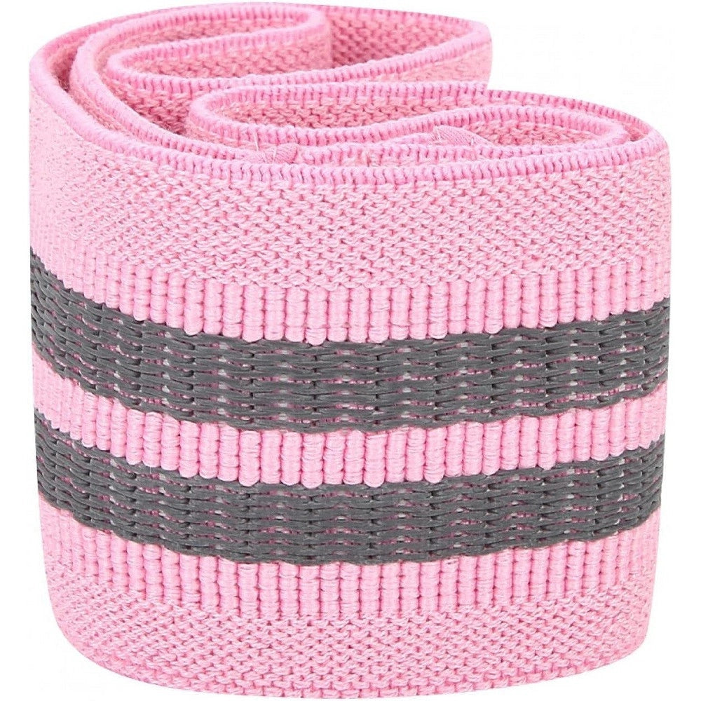 Trade Shop - Fascia Elastica Esercizi Bande Resistenza Allenamento Yoga Fitness Antiscivolo - Rosa   M
