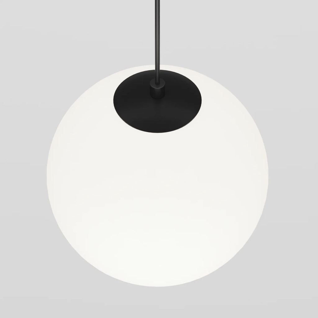 Maytoni Lampada Da Binario A Sospensione Moderna Exility Luna 1 Luce LED Integrato Nero Vetro