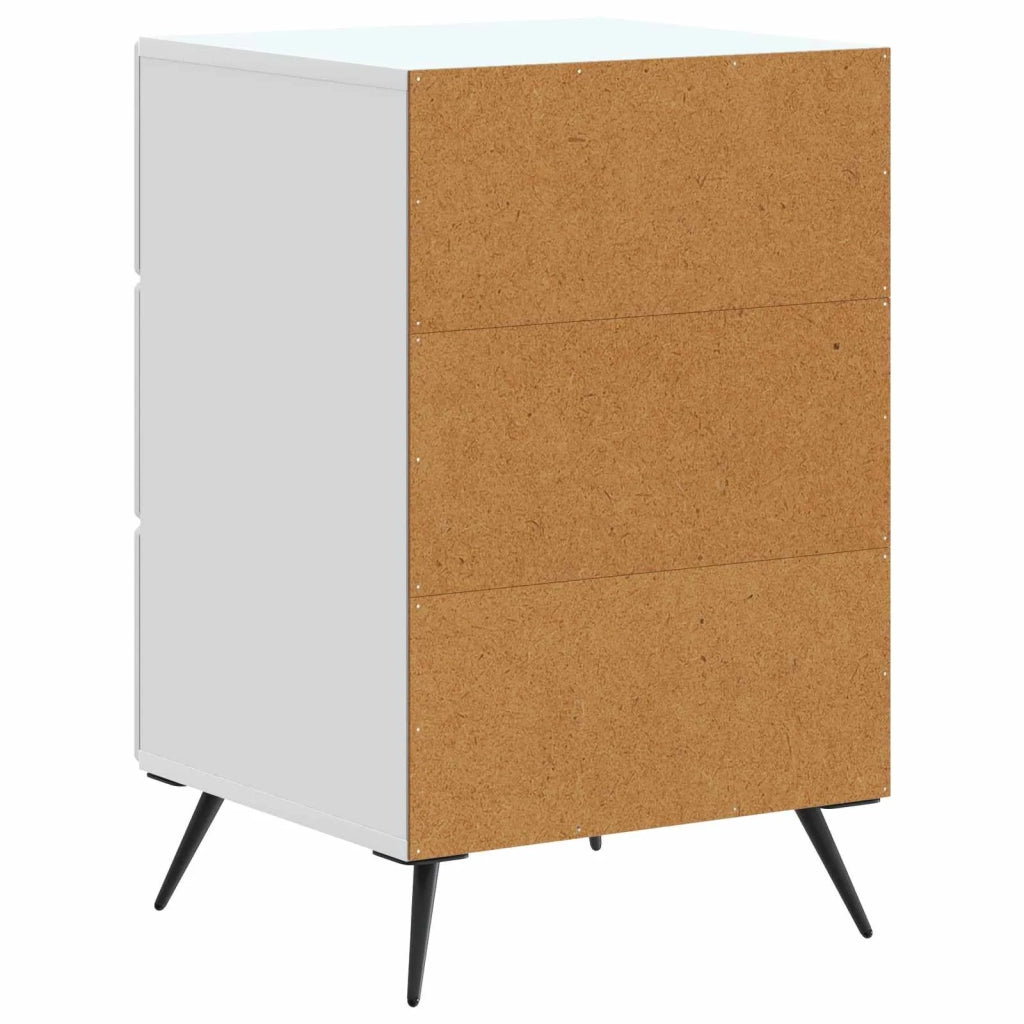 Armadio da Notte Bianco 43 x 41 x 66,5 cm Legno ingegnerizzato 895475
