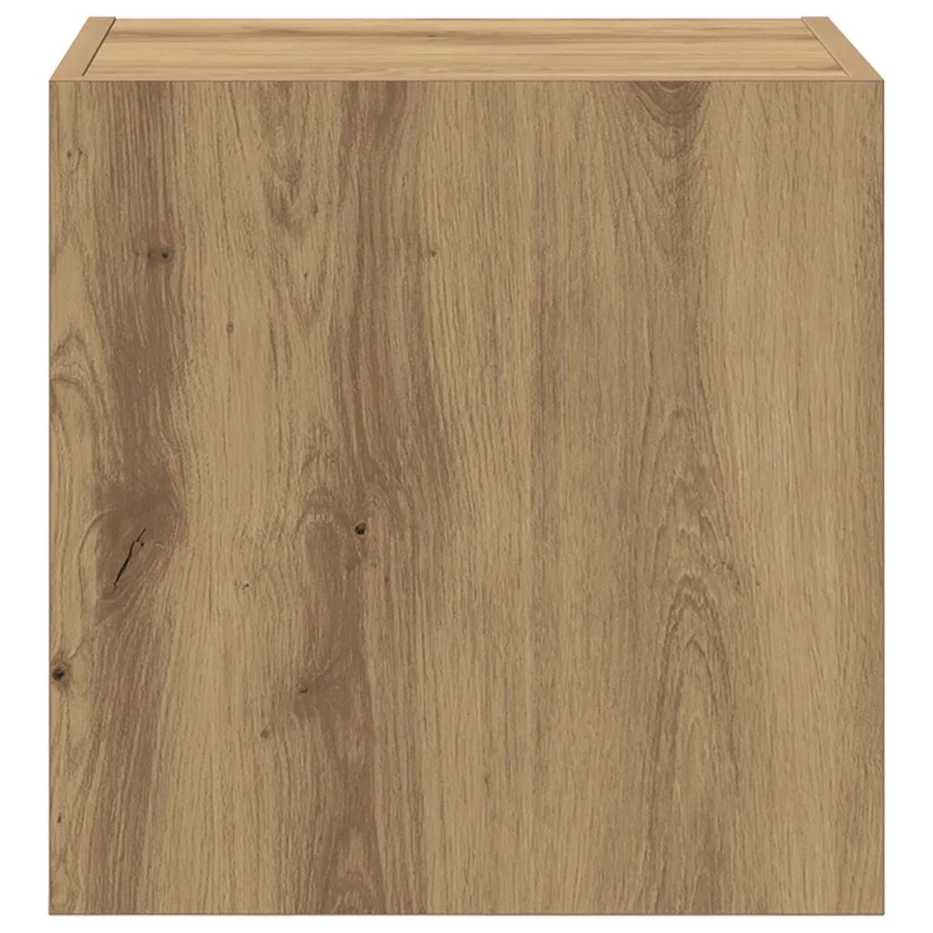 Mobile TV da parete-Mobile TV a Muro-Credenza TV Rovere artigianale 40,5x30x40cm