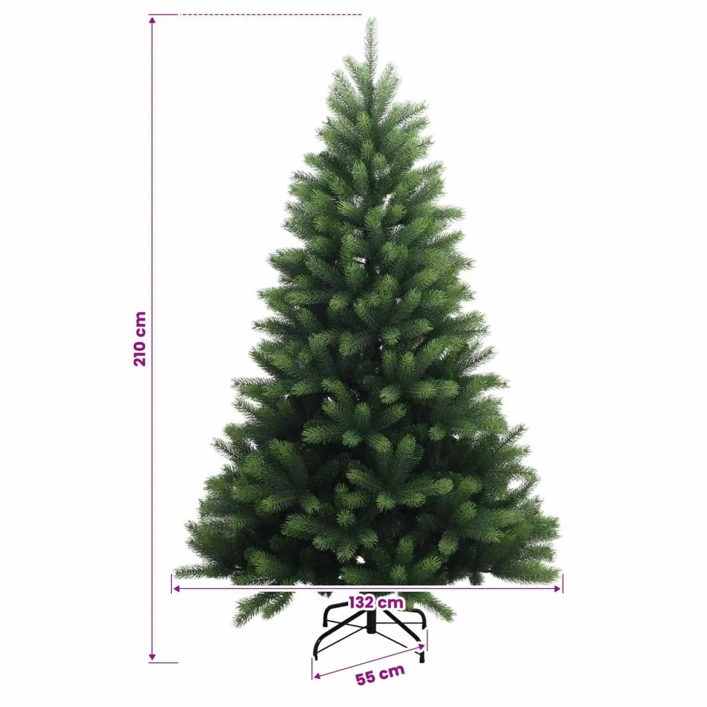 Albero di Natale Artificiale con Rami Pieghevoli 210 cm 42055606