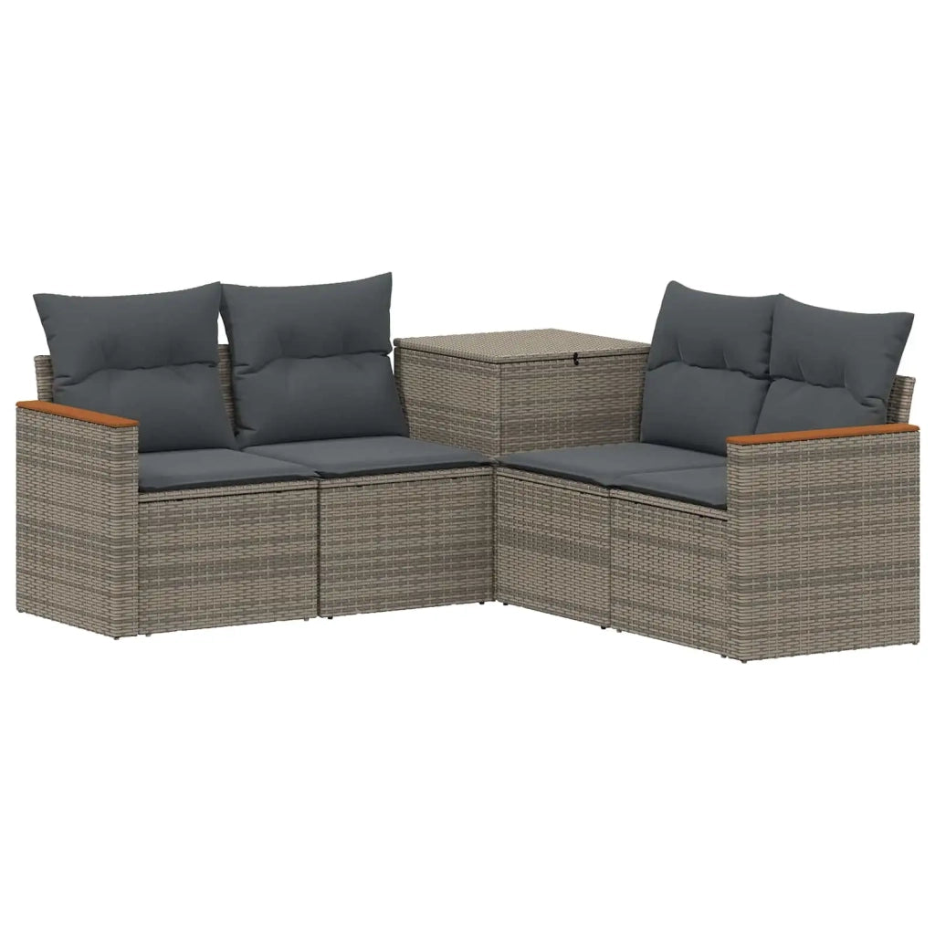 Set di divani 5 pz Grigio e Grigio Scuro 3447934
