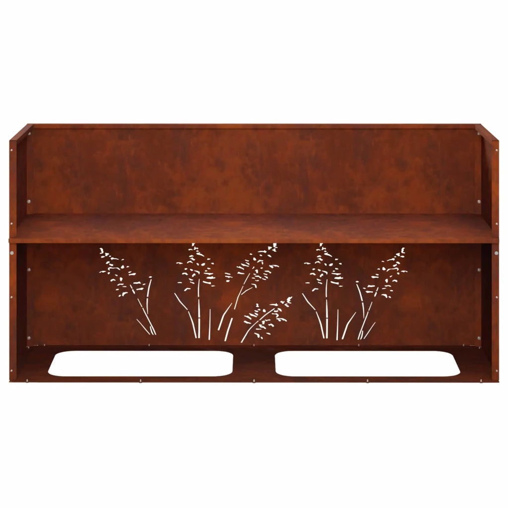 Vaso da giardino Ruggine 100 x 20 x 49 cm Acciaio Corten 8005860