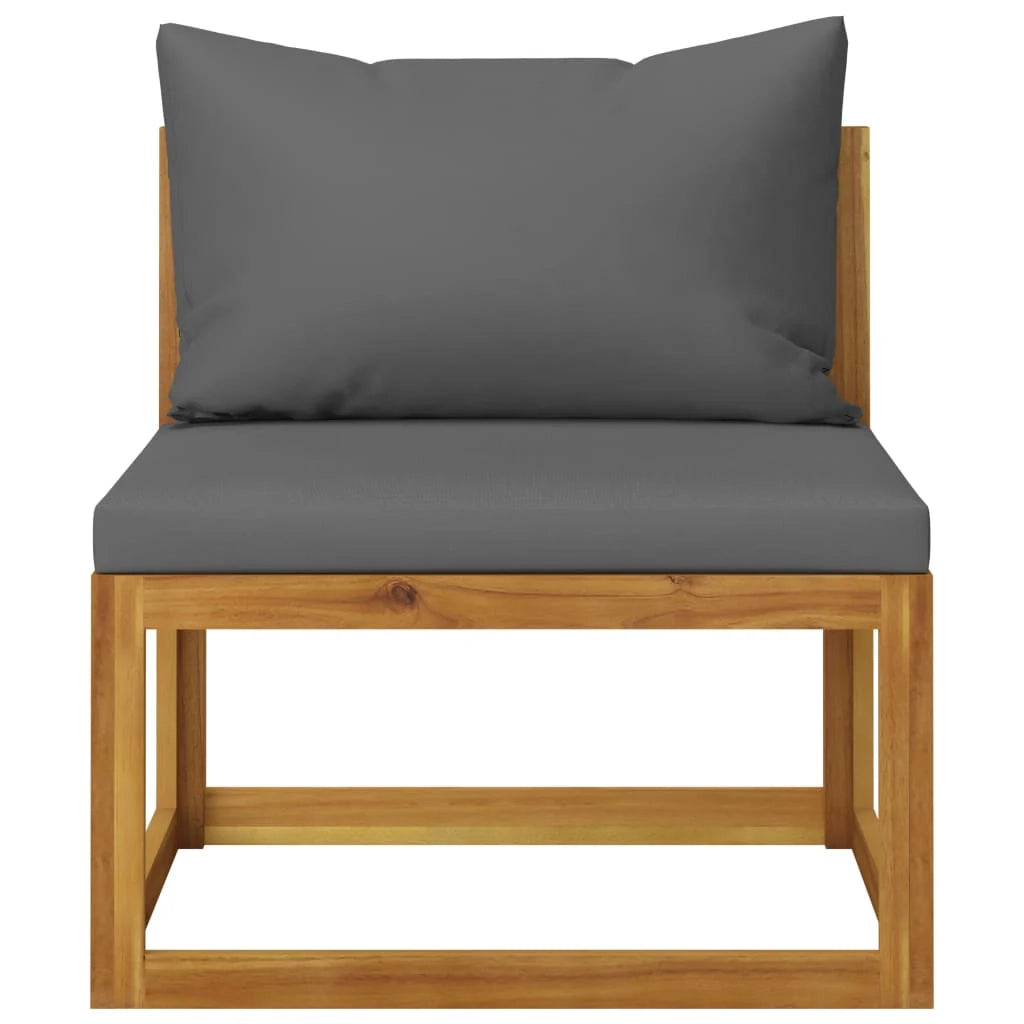 Set di mobili da giardino mobili da esterno 8 pezzi con cuscini legno massello di acacia 02_0017456