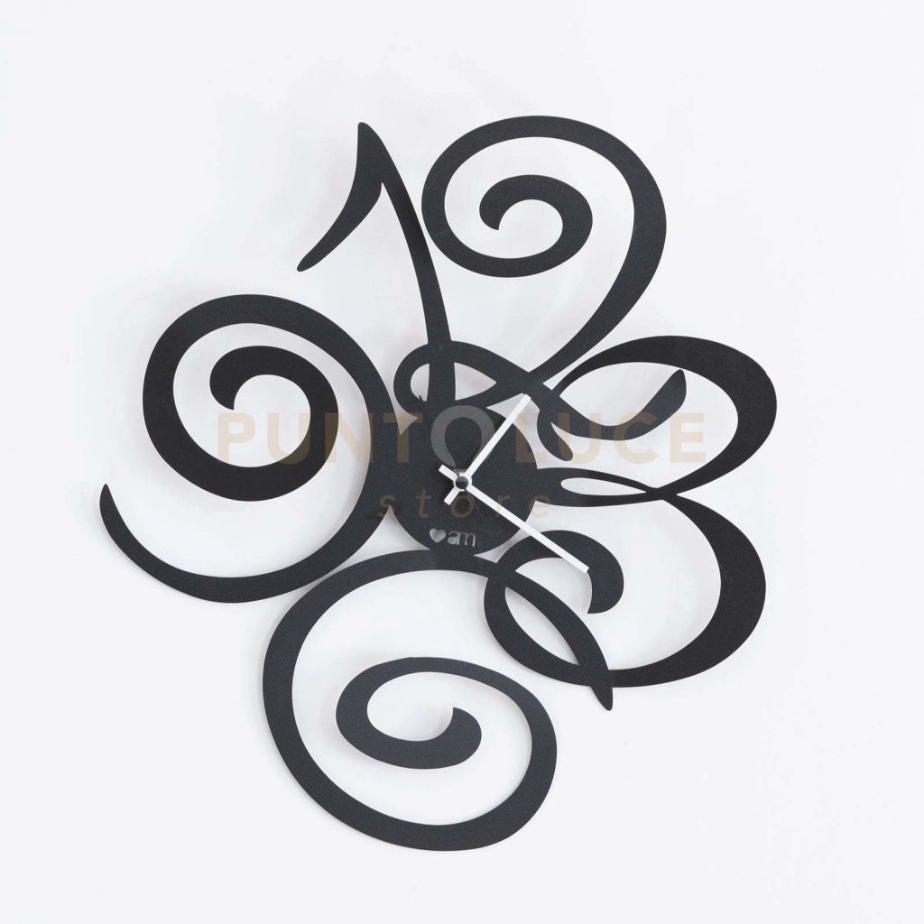 Orologio da parete Love Filomena Nero
