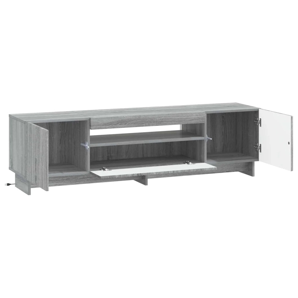 Mobile TV LED Sonoma grigio Legno ingegnerizzato 896031