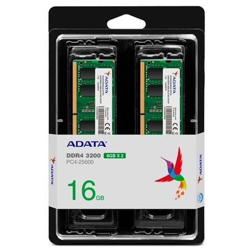 ADATA DDR4 SO-DIMM          16GB CL22                 DUAL 2x 8GB