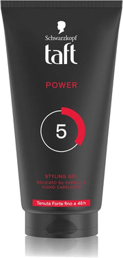 SCHWARZKOPF GEL N 5 PER CAPELLI TAFT POWER STYLING TENUTA FORTE FINO A 48H FORMULA VEGANA DELICATO 150 ML