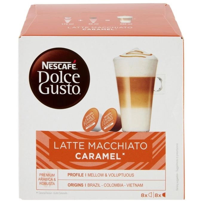 Nescafé Dolce Gusto Latte Macchiato Caramel 16 Capsule