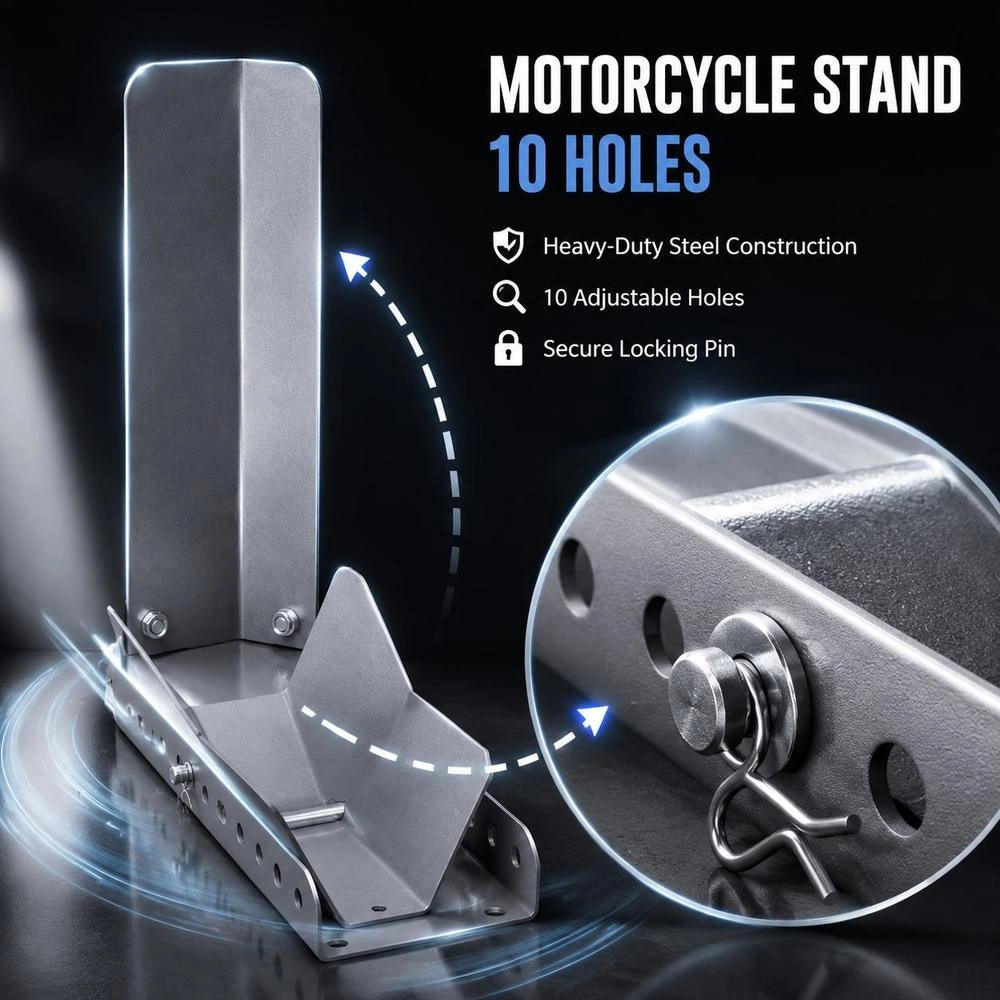 Motorcycle Stand With 10 Holes