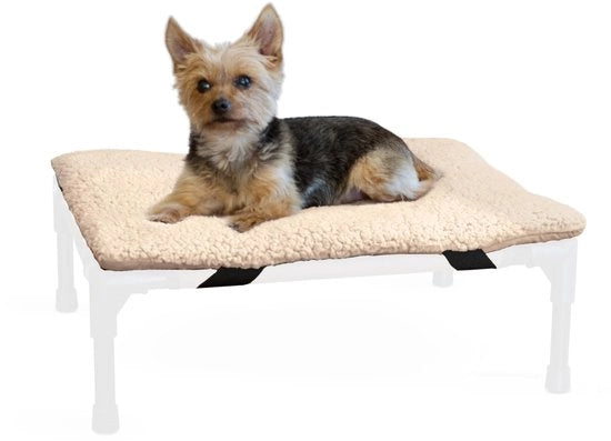 Matrimoniale Cuscino per Cani, Comfortabile Cuscino per Piccoli Letti Elevati per Cani, Materiale Sovraccoperto, Forma di Adattamento Sicura, Lavabile in Lavatrice, Portatile, Dimensioni S, 55,9 x