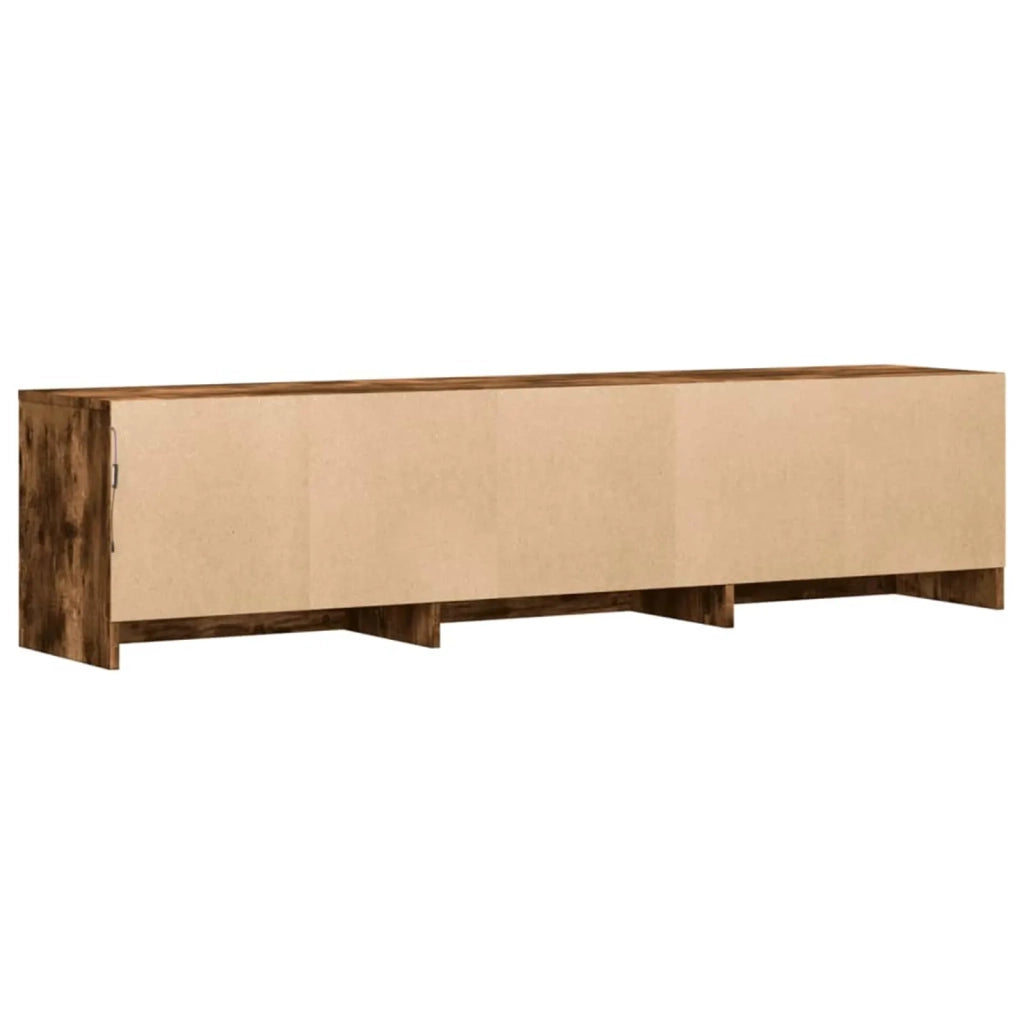 Mobile TV Rovere fumé 165 x 34 x 40 cm Legno multistrato