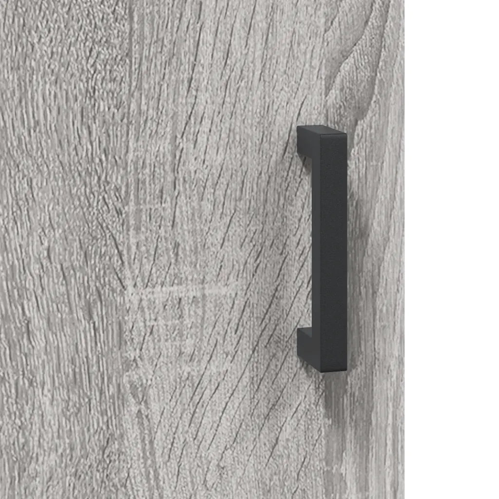 Credenza Grigio Sonoma 69,5x31x115 cm in Legno Multistrato 828242