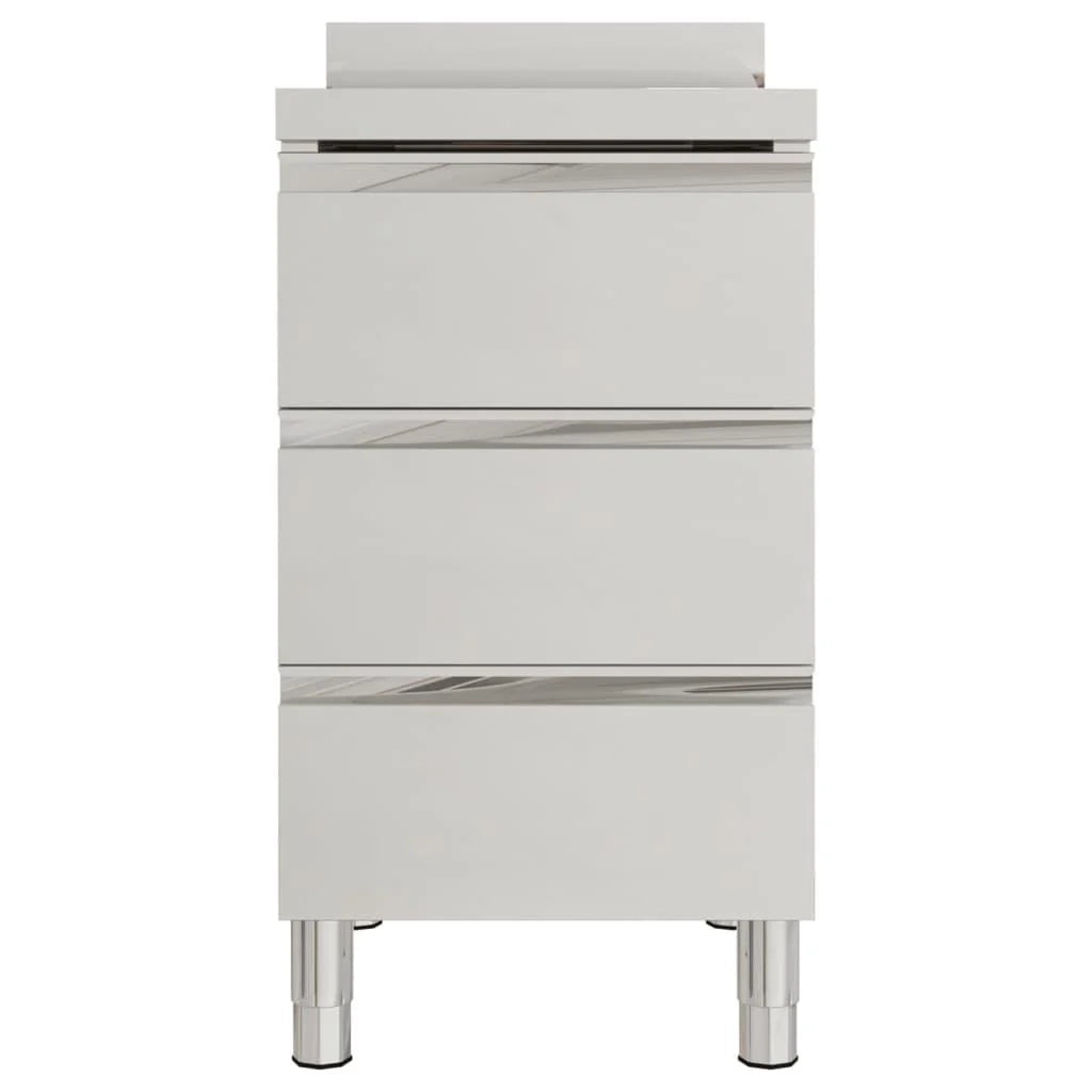 Mobile da cucina professionale 96 cm con 3 cassetti acciaio inox 02_0000002