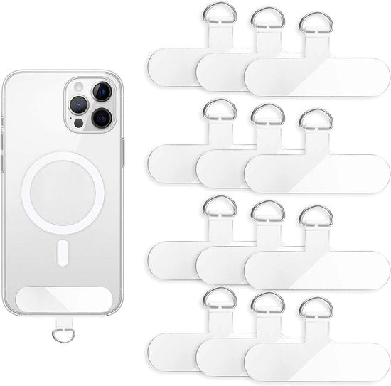 Kit di protezione per smartphone universale 12 pezzi trasparente - cavo di ricarica - patchwork - protezione per smartphone - smartphone intelligenti