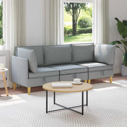 Set di divani modulari con spazio di archiviazione 3 pcs