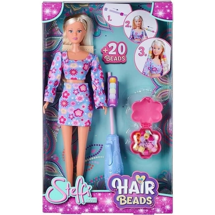 Steffi Love - Bambola Perla - 29 cm - Accessori per capelli per bambola - Dai 3 anni in su