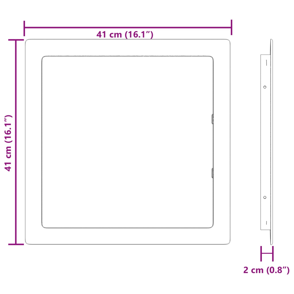 Pannello di Accesso Bianco Rosso Plastica ABS