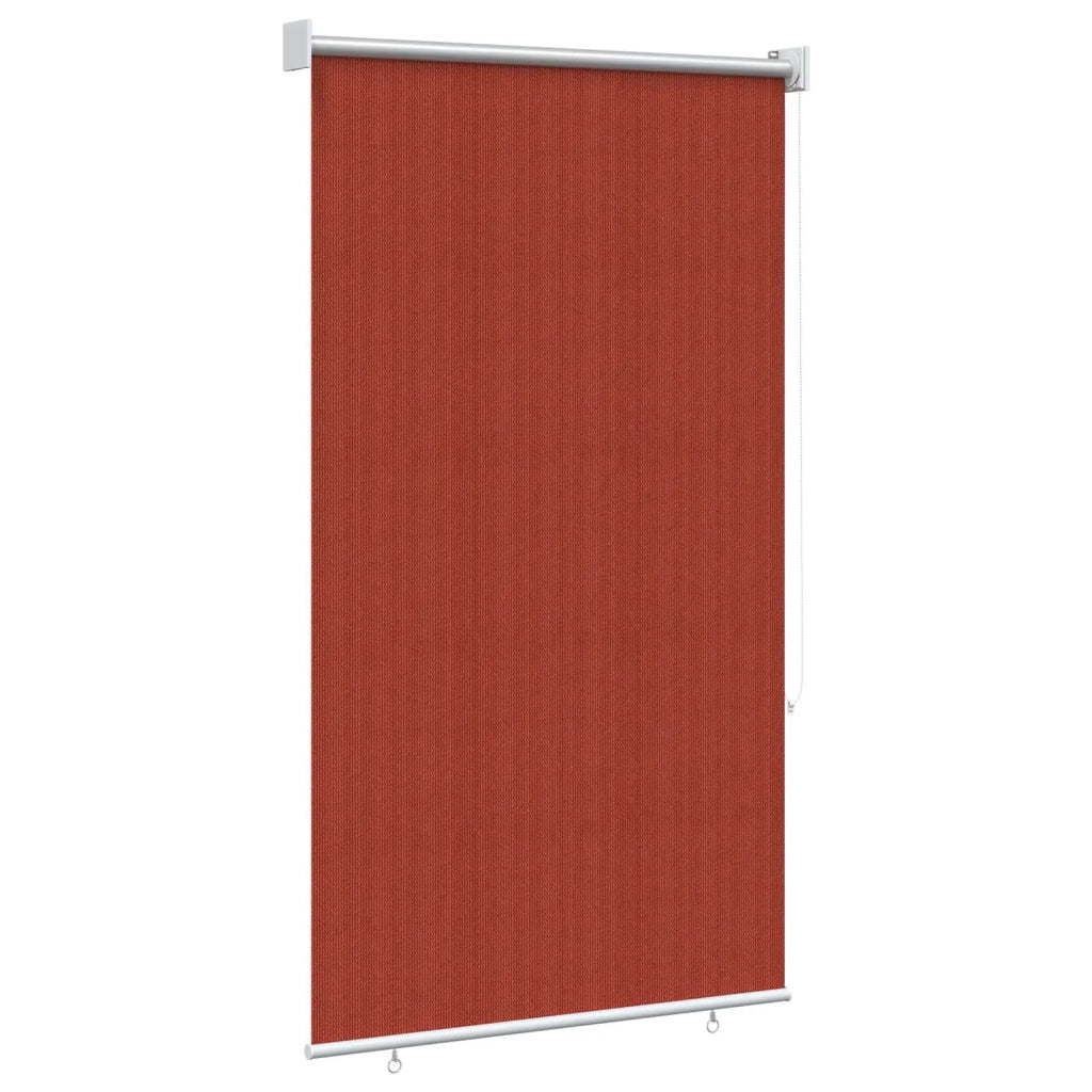 Tenda a Rullo Esterno Blocco UV 90% Terracotta 60 x 140 cm HDPE 42035986