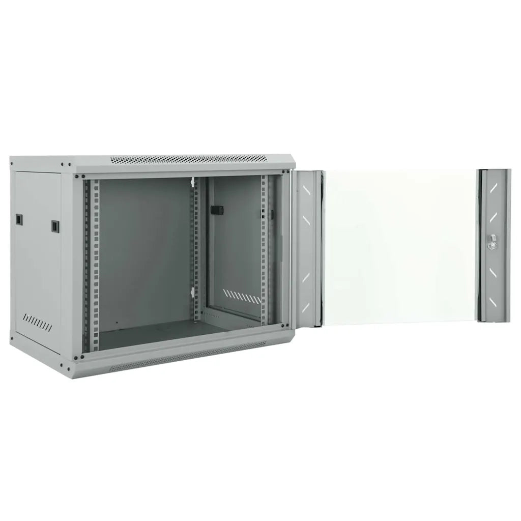 vidaXL Armadietto di rete Grigio 60 x 45 x 50 cm Acciaio