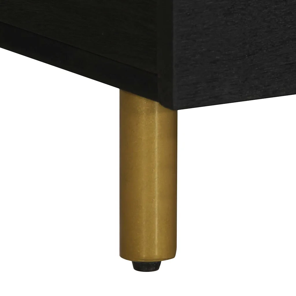 vidaXL Tavolino da Salotto Nero 100x54x40 cm in Legno Multistrato