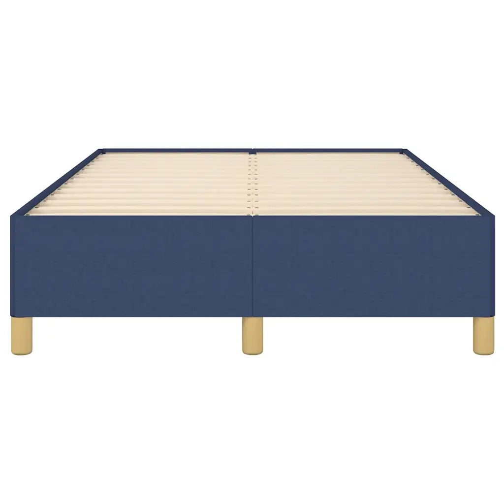 vidaXL Giroletto senza Materasso Blu 120x190 cm in Tessuto