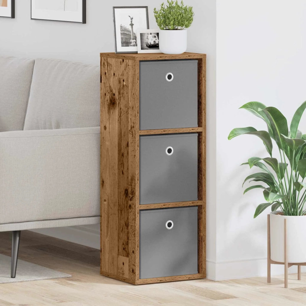 Credenza con cassetto Legno vecchio 30,5 x 27 x 84,5 cm