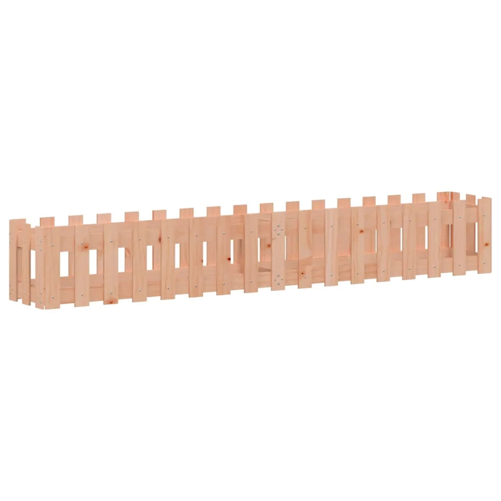 Fioriera da Giardino Recinzione 200x30x30cm in Massello Douglas 832505