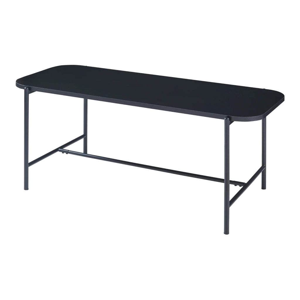 Tavolino/consolle/tavolino laterale per soggiorno 110 x 50 x 45 cm acciaio nero 03_0010784