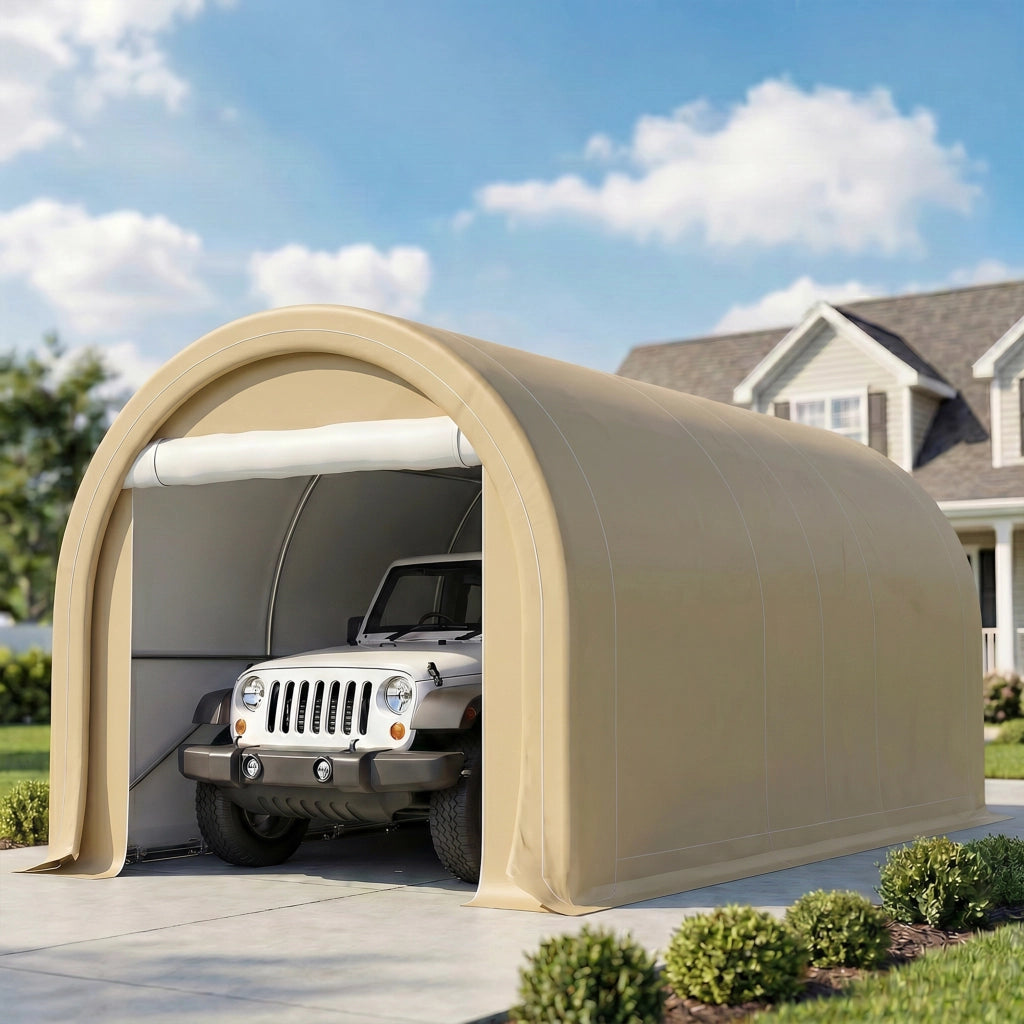 Tenda da Garage ¨C Minimal ¨C Beige 5x3 m